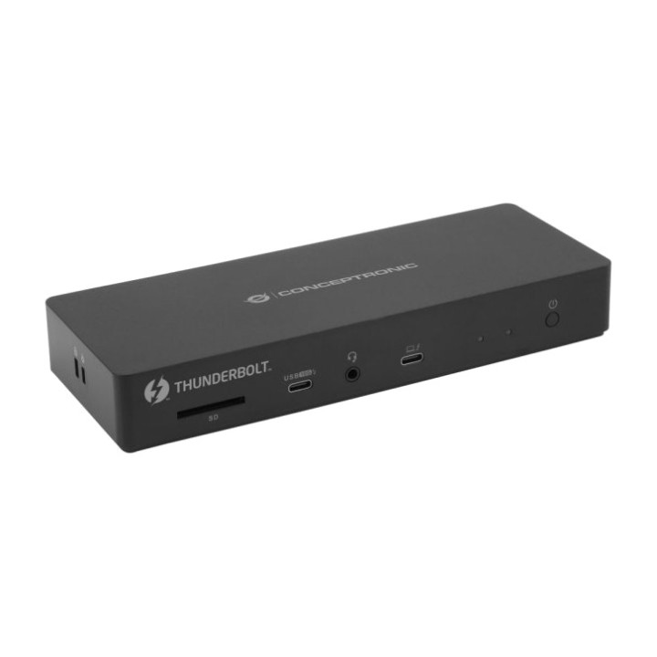 CONCEPTRONIC Estación de acoplamiento Thunderbolt USB-C 13 en 1 DONN30B 40GBPS 2XHDMI DP 4K DSP0000033954