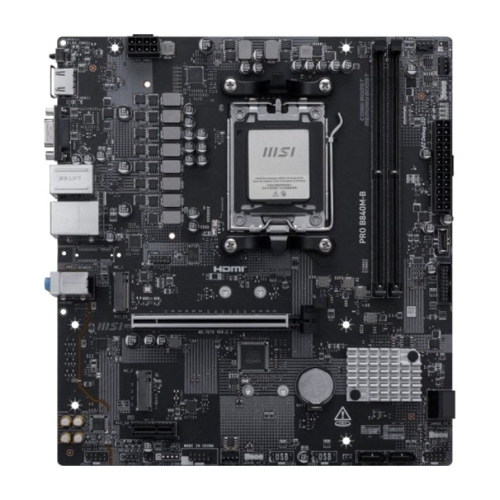 MSI Carte mère micro ATX PRO B840M-B AM5 DSP0000031965