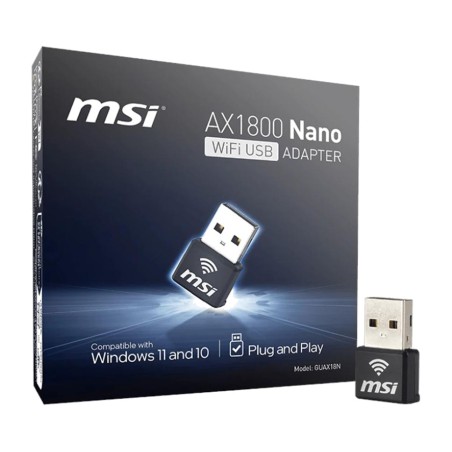 nano adaptador inalámbrico usb de doble banda guax18n ax1800 wifi-6