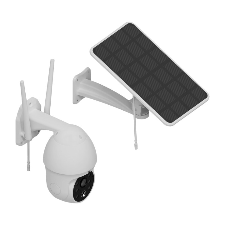 PHOENIX Caméra de surveillance IP motorisée avec batterie et