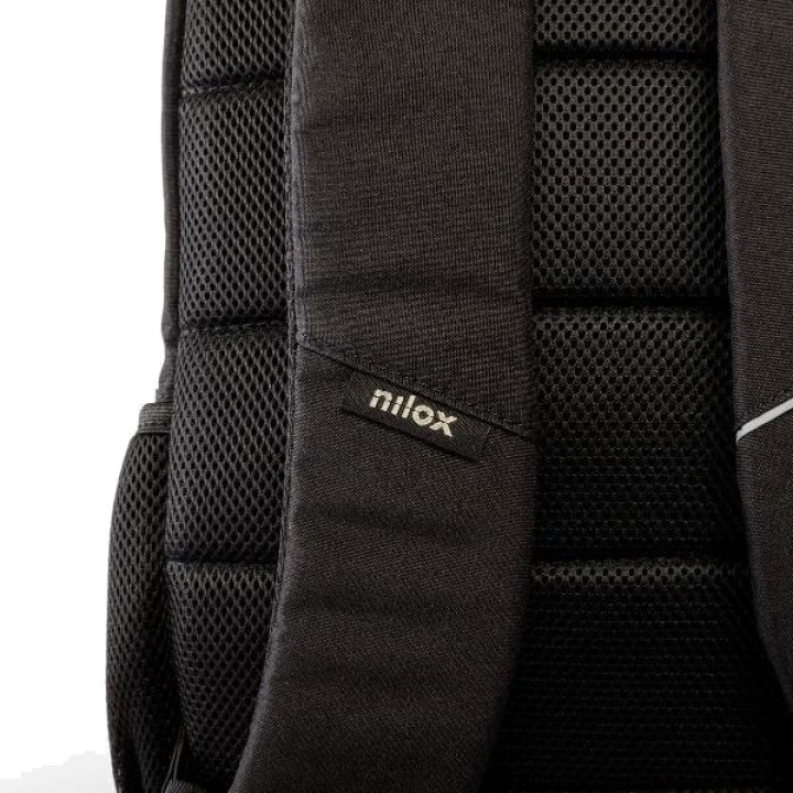 NILOX Zaino per laptop con tasca tecnica passacavi STYLE