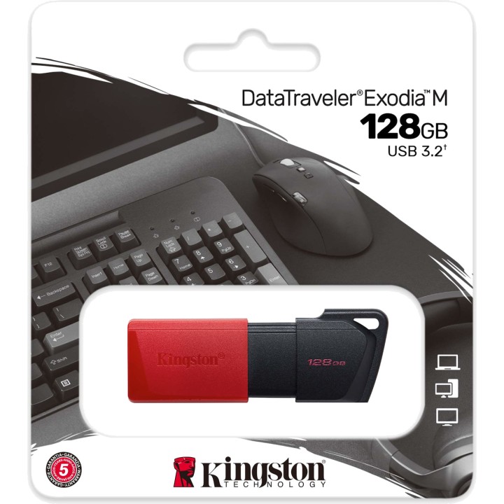 KINGSTON Memorie USB DATATRAVELER-EXODIA-M-128GB 3.2