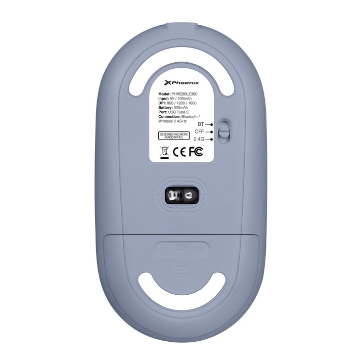PHOENIX Souris sans fil Bluetooth rechargeable
