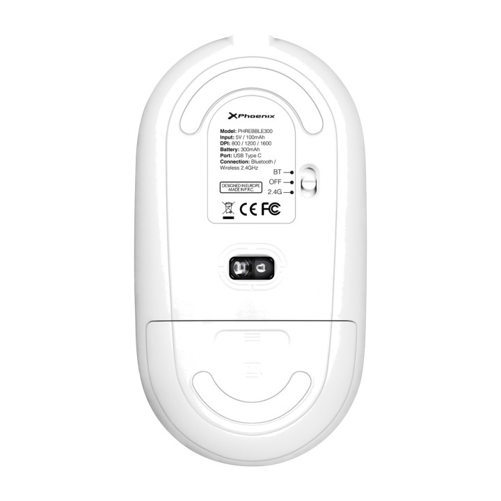 PHOENIX Mouse wireless Bluetooth ricaricabile