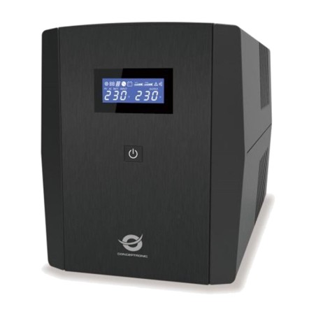 alimentation sans interruption (asi) interactive zeus08em 1500va 900w schuko-rj45