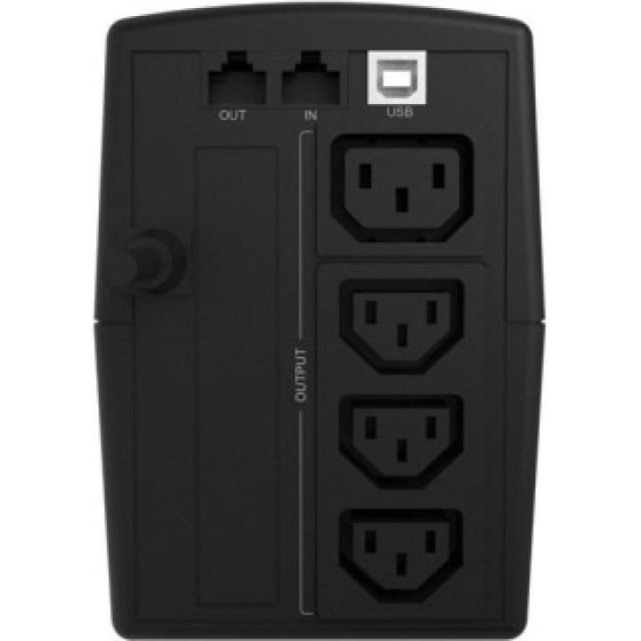 CONCEPTRONIC Sistema de alimentación ininterrumpida (SAI) interactivo ZEUS02E 850VA 480W 4XIEC-C13 DSP0000030379