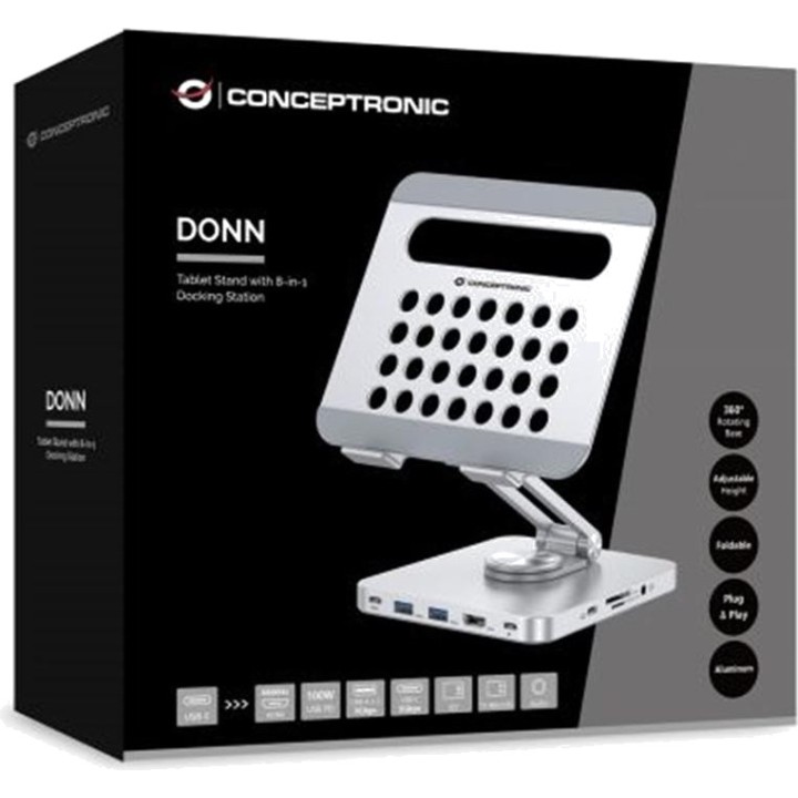 CONCEPTRONIC 8-in-1 USB-C docking station with HDMI DONN26G