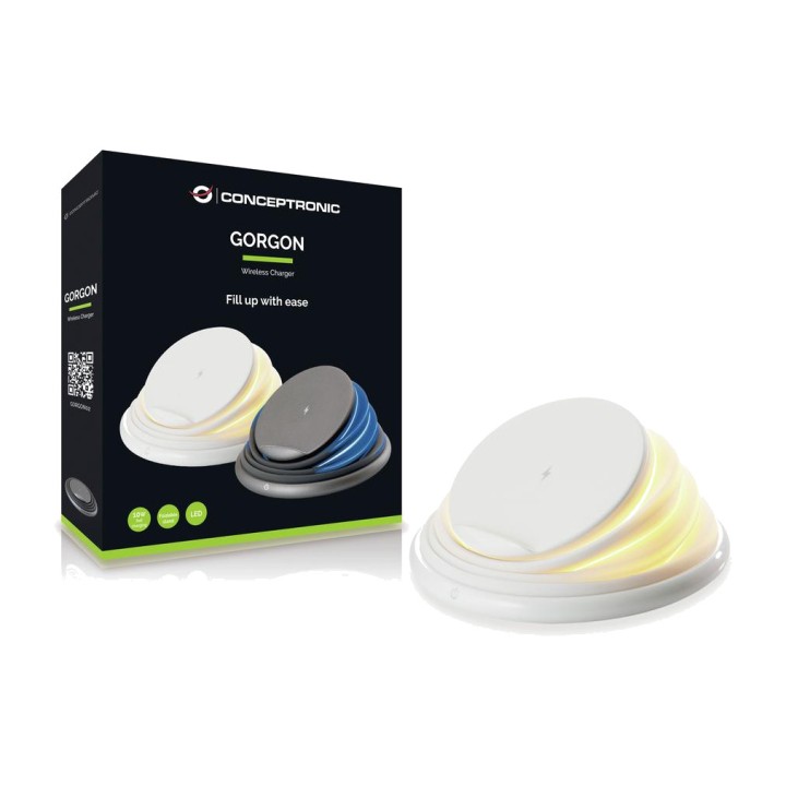 CONCEPTRONIC Qi wireless desktop charger for mobile phone