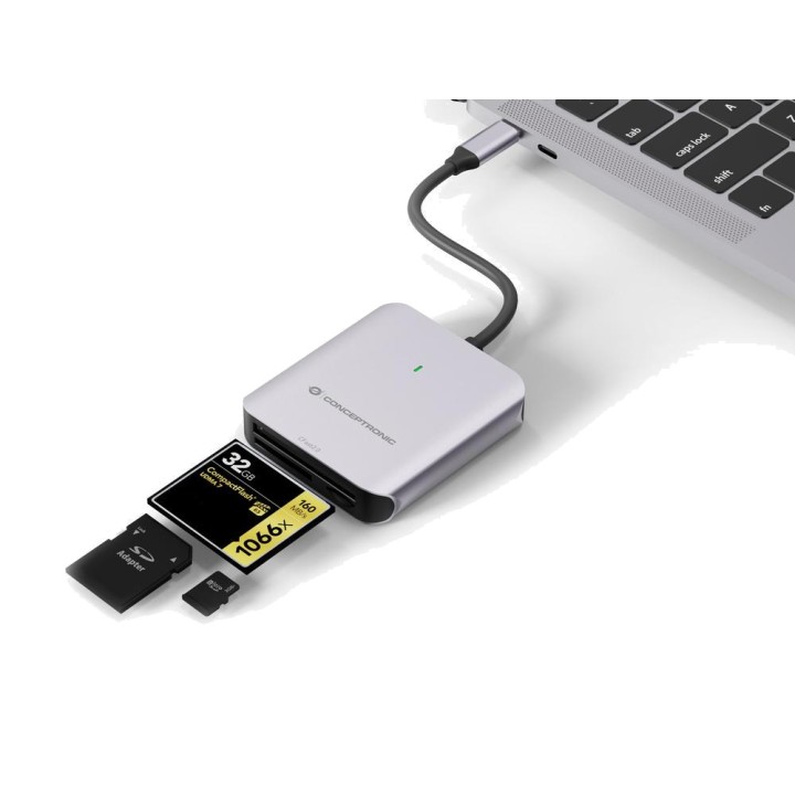 CONCEPTRONIC USB-C card reader BIAN09G CFAST-SD/MICROSD 3.2