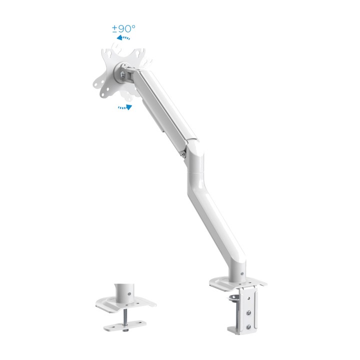 TOOQ Support pour moniteur avec bras à ressort et fixation