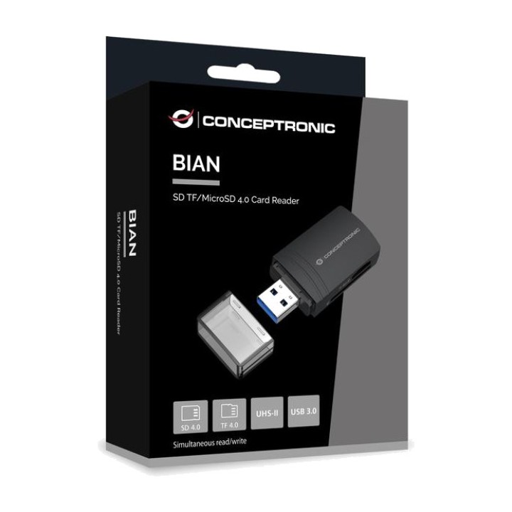 CONCEPTRONIC Lector de tarjetas SD y microSD BIAN06B USB3.2