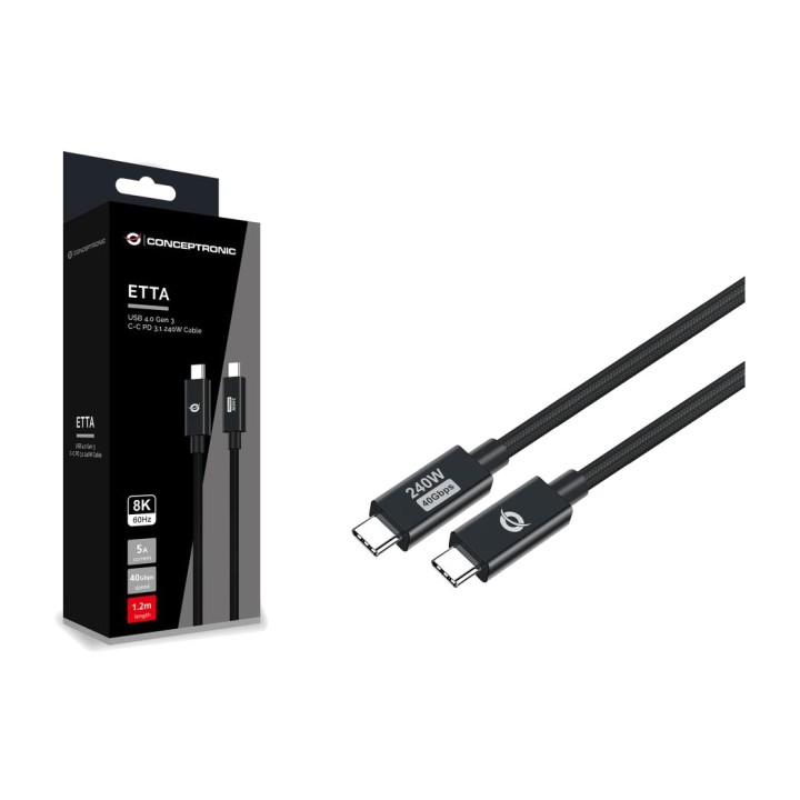 CONCEPTRONIC Nabíjecí a datový kabel USB-C, samec na samce