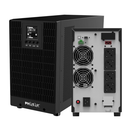 ups online a doppia conversione con 4 prese schuko smart-pro ph-9230 3000va 3000w