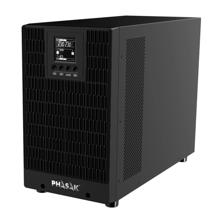 PHASAK UPS online a doppia conversione con 4 prese Schuko