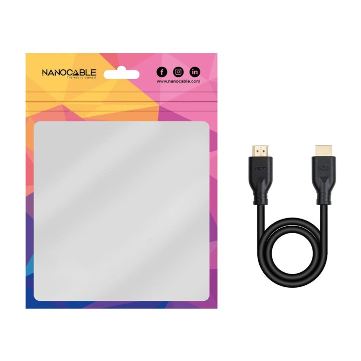 NANOCABLE Standardní HDMI kabel s konektory typu samec 2.0