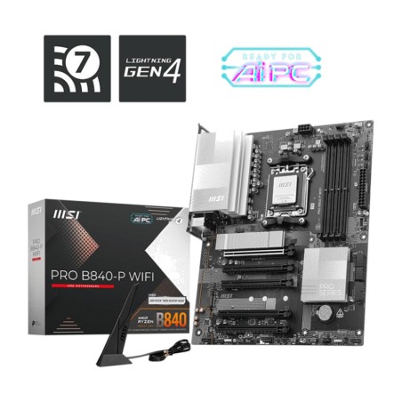placa base atx para amd ryzen 9000 pro b840-p wifi-ddr5 am5
