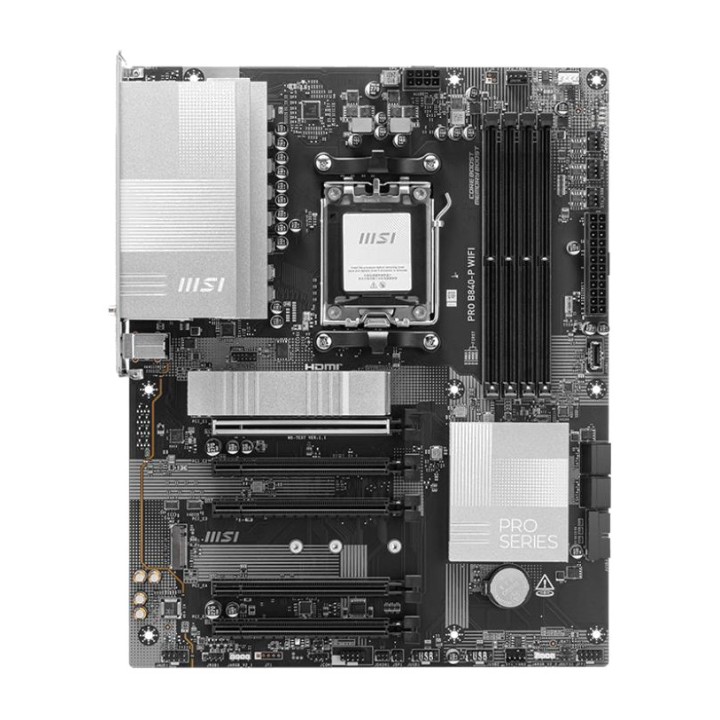 MSI Placa base ATX para AMD Ryzen 9000 PRO B840-P WIFI-DDR5