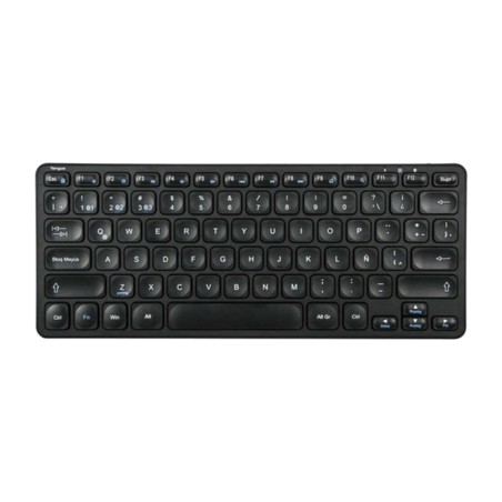 antimikrobielle bluetooth-tastatur für mehrere geräte auf spanisch akb862es