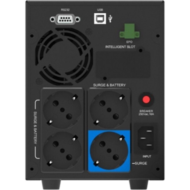 PHASAK Pure sine wave line-interactive UPS with LCD display