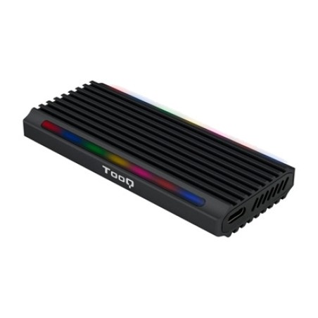 carcasă externă usb-c rgb pentru ssd shinobi-tqe-2222b m.2 10gbps