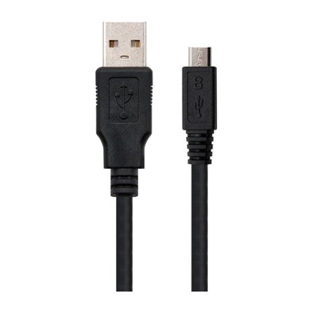 cable usb-a a micro usb de carga y datos 2.0 0,8 m