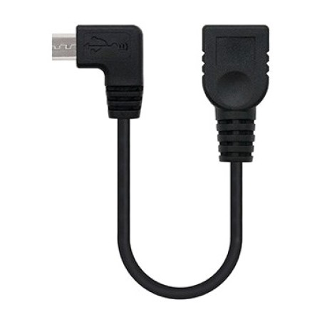 kabel otg z micro usb (wtyk) na usb-a (gniazdo) 2.0 15 cm