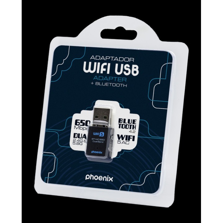 PHOENIX 2-in-1 nano USB Wi-Fi and Bluetooth adapter WA-650MB