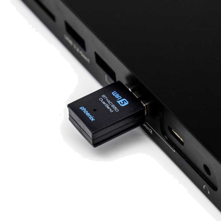 PHOENIX Nano adaptér USB Wi-Fi a Bluetooth 2 v 1 WA-650MB