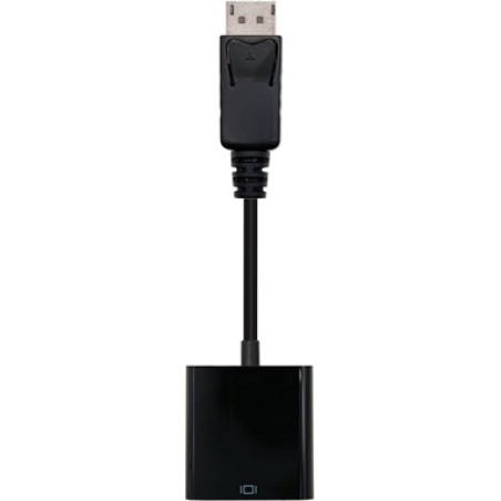 adaptador displayport macho a vga hembra hdb15 15 cm
