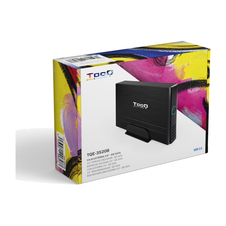 TOOQ Caixa externa d'alumini per a disc dur TQE-3520B 3,5"