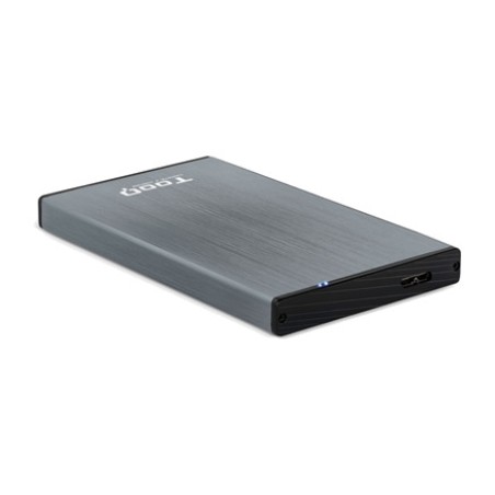 boîtier externe en aluminium pour disque dur tqe-2527 2,5" sata3 usb-3.0 9,5mm