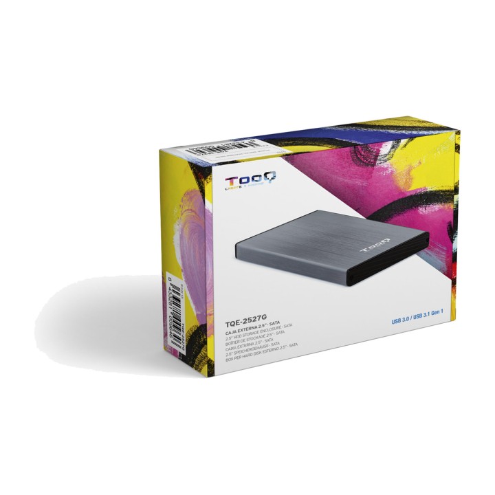 TOOQ Alumínium külső ház merevlemezhez TQE-2527 2,5" SATA3
