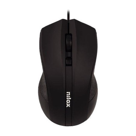 ratón óptico con cable usb mousb1002 1600dpi