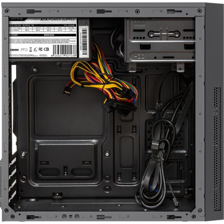 UNYKACH Boîtier PC de bureau avec alimentation incluse