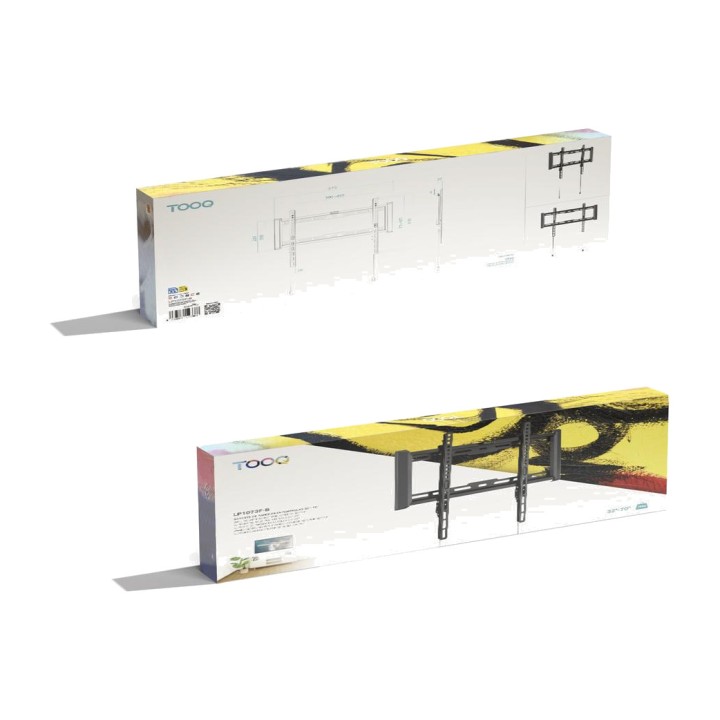 TOOQ Soporte fijo de pared para televisor LP1073F-B 32-70" VESA-400X400 75KG DSP0000043252