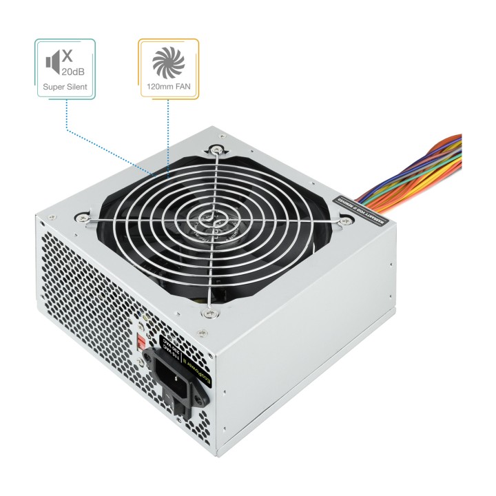TOOQ Alimentatore ATX per PC ECOPOWER-II TQEP-500S-INT 500W