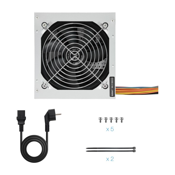 TOOQ ATX-nätaggregat för PC ECOPOWER-II TQEP-500S-INT 500W