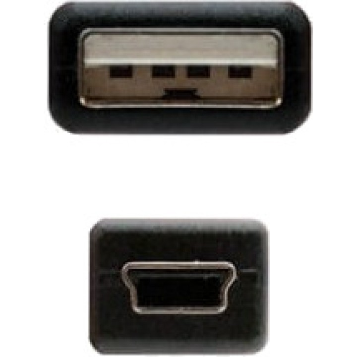 NANOCABLE Kabel USB-A na mini USB z 5 pinami 2.0 1,8 M