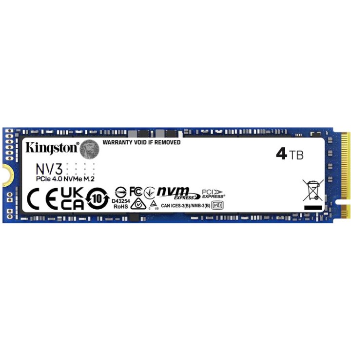 KINGSTON SSD interne M.2 NVMe PCIe 4.0 NV3 4TB DSP0000028075