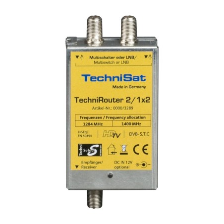 multicommutateur monocâble pour deux positions satellite technirouter-mini-2/1x2 0000/3289