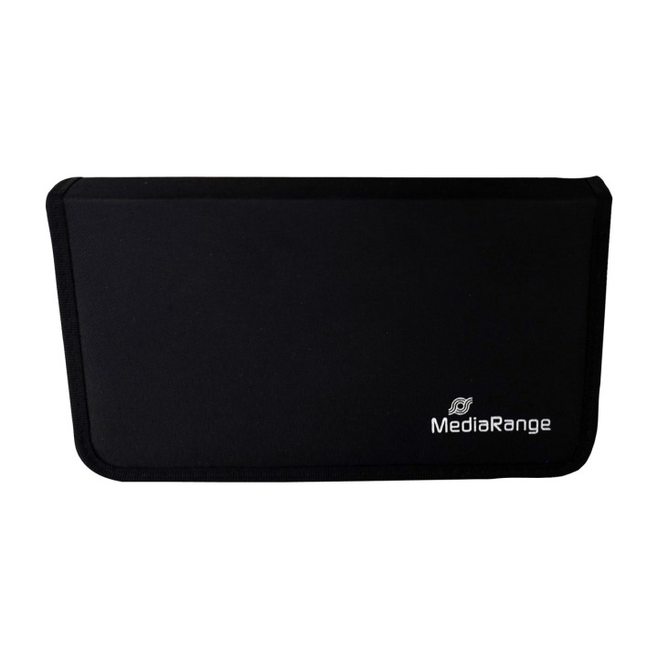 MEDIARANGE Nylon wallet case for 48 CD and DVD discs BOX51