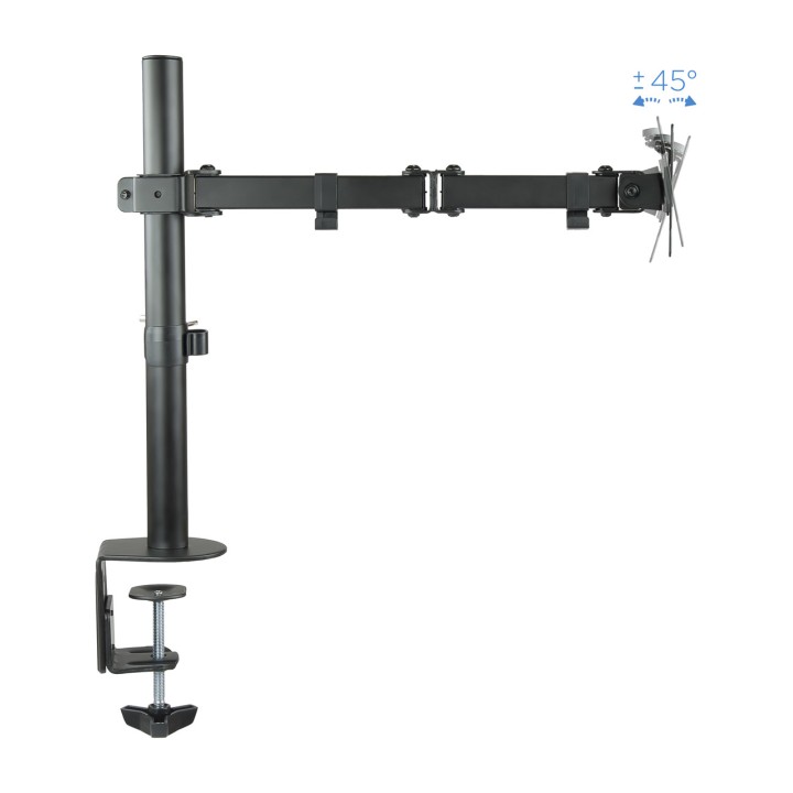 TOOQ Support de bureau pivotant et inclinable pour moniteur