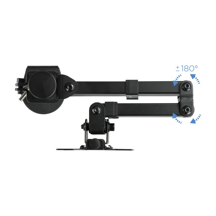 TOOQ Support de bureau pivotant et inclinable pour moniteur