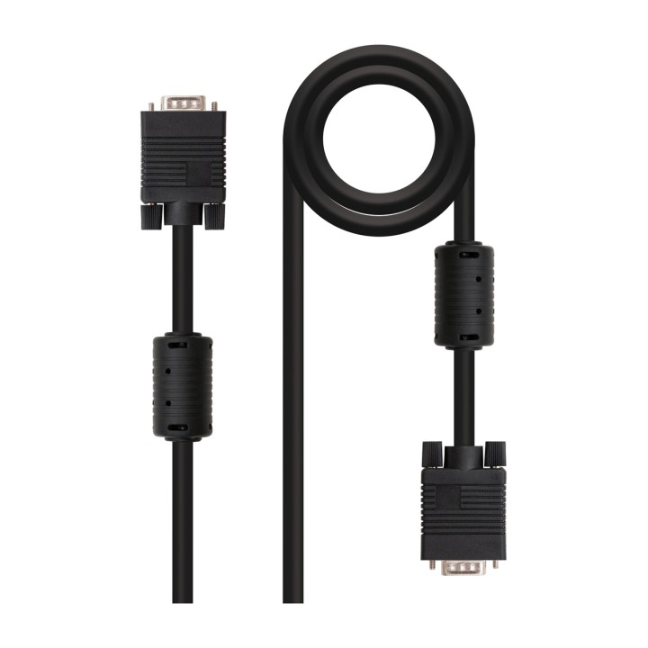 NANOCABLE VGA-Monitorkabel mit Ferritkernen HDB15 2048X1536
