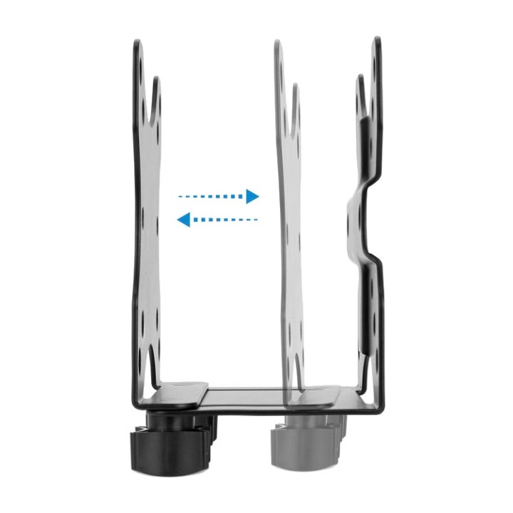TOOQ Mount for installing a mini PC behind the monitor