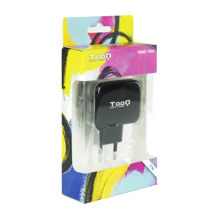 TOOQ Wandladegerät mit zwei USB-A-Anschlüssen TQWC-1S02 3,4A