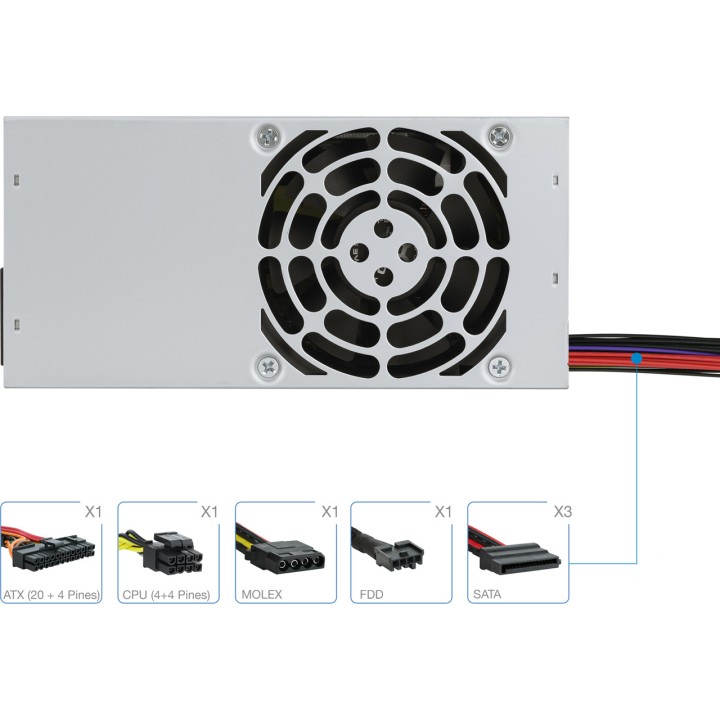 TOOQ TFX-PC-Netzteil ECOPOWER-II TQEP-TFX500S 500W OEM