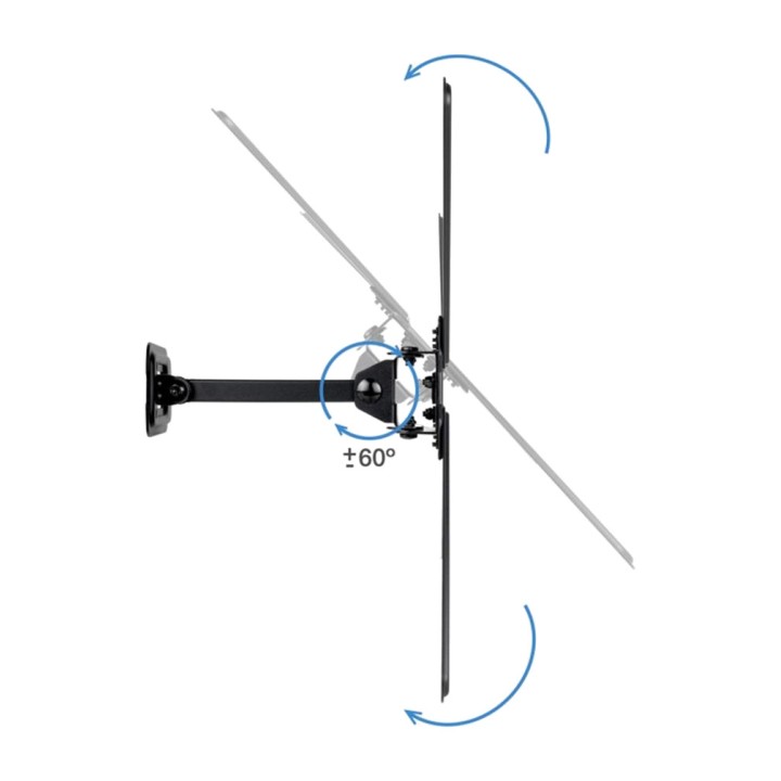 TOOQ Swivel wall mount for TV LP1355TN 13-55" 25KG