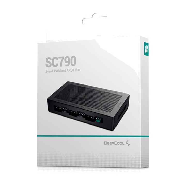 DEEPCOOL Controlador de ventiladores y ARGB de 6 canales SC790 PWM 5V 1861334