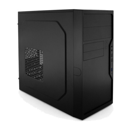 kompakti tietokonekotelo etupuolen usb-c:llä ja virtalähteellä m550c micro-atx basic-500gr